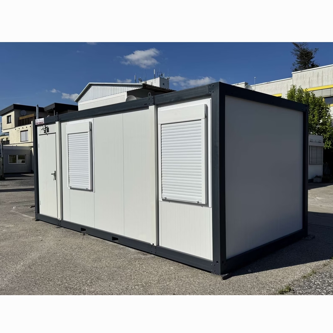 bureau de chantier 17 m² avec volets roulants bureau de chantier 17 m² avec volets roulants